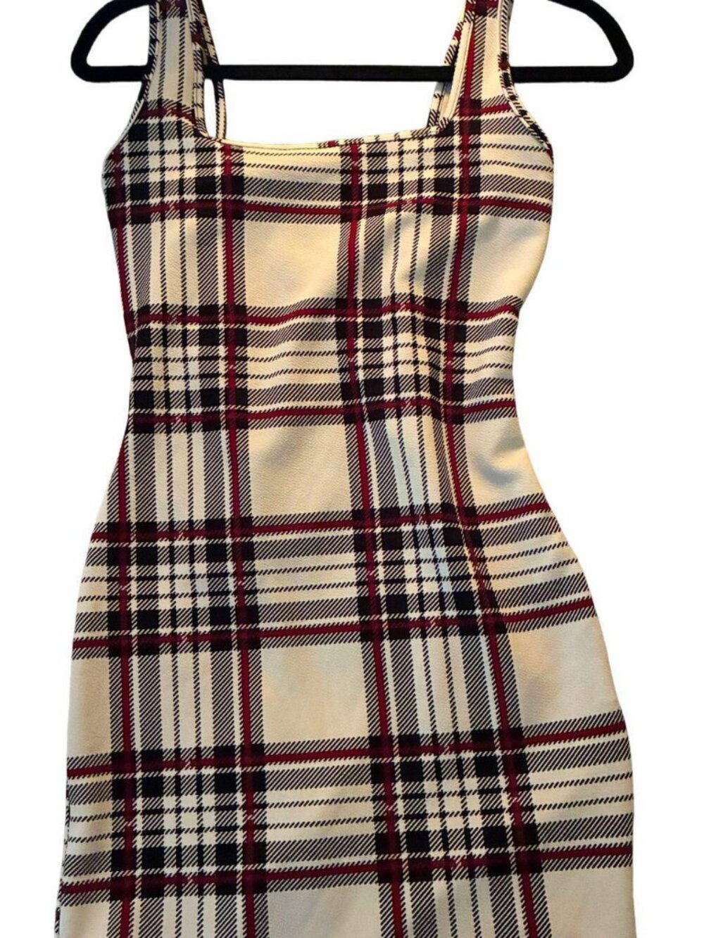 SHEIN Plaid Mini Dress S Never Worn